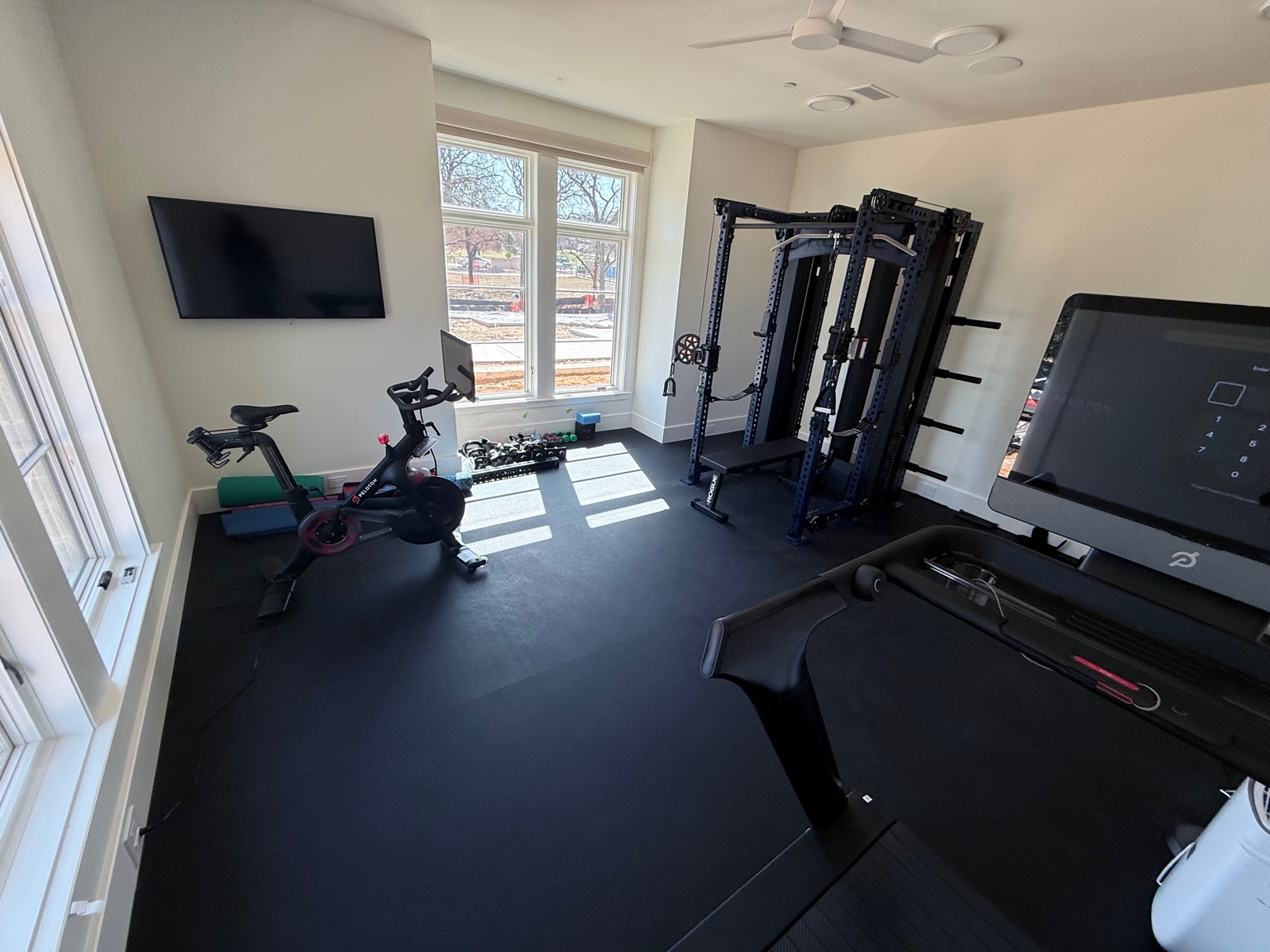 After: Modern Home Fitness Room